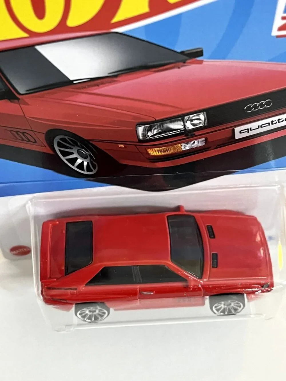 Hot Wheels '87 Audi Quattro HW Turbo 102/250 2/5 Red New for 2024 NOC